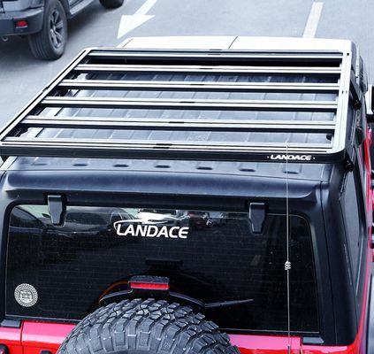 อลูมิเนียมสลัด มูลติฟункชั่น แร็คกระเป๋าเดินทางสําหรับ Wrangler สไตล์ยาว ใช้ในการขนกระเป๋าเดินทาง