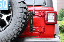 2016-2018 JEEP สีดํา อลูมิเนียม ฟันธงสตาร์ฮอลเดอร์บราคเกตสําหรับอะไหล่และอุปกรณ์เสริมรถยนต์