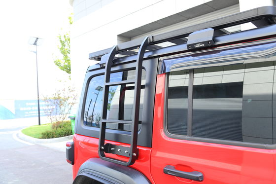 การติดตั้งง่ายบันไดข้างสองบันไดหลังคารถสําหรับ JEEP Wrangler 2018-2023 JL JK