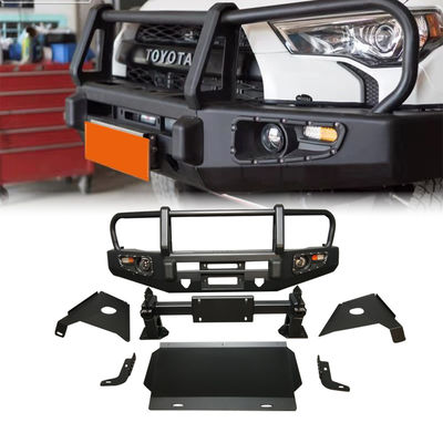 Toyota 4นักวิ่ง Front กันชน Kit พร้อมตัวพกยางและตัวถือ Jerrycan ความหนา 3.5-5 มม