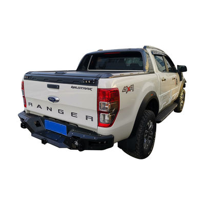 การตกแต่งภายนอกรถยนต์ สแตนเลสสูง แบมเปอร์หลังสําหรับ Ford Ranger อุปกรณ์เสริมรถยนต์