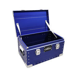กล่องเก็บของในห้องครัวสําหรับรถค่าย OEM Aluminum Camp Kitchen Box สีฟ้า