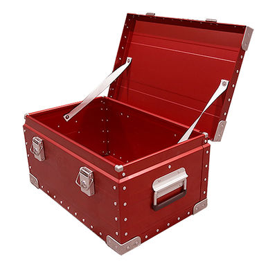 กล่องเก็บของในห้องครัวสําหรับรถค่าย OEM Aluminum Camp Kitchen Box สีฟ้า