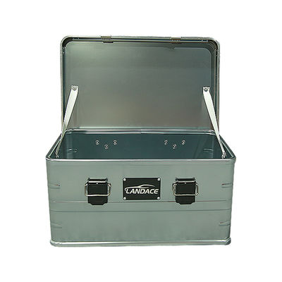 กล่องเก็บของในห้องครัวสําหรับรถค่าย OEM Aluminum Camp Kitchen Box สีฟ้า