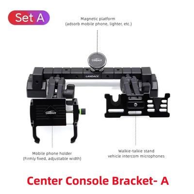 ปรับหลายฟังก์ชัน Telescopic Rod Center Console สําหรับ Jeep Wrangler N.W 0.45KG