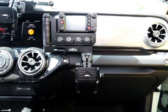 แพลตฟอร์มเหล็กอัลลูมิเนียม 198.5X201X78mm Jeep Wrangler Truck Accessories ปานีลสวิทช์