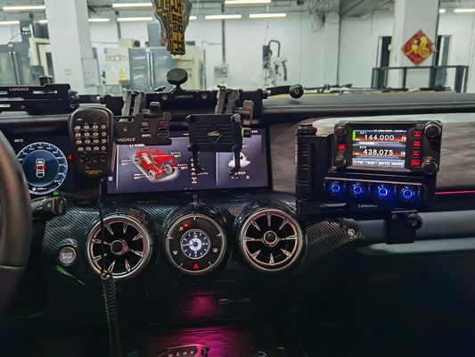 แพลตฟอร์มเหล็กอัลลูมิเนียม 198.5X201X78mm Jeep Wrangler Truck Accessories ปานีลสวิทช์