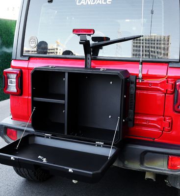 Jeep Wrangler JL JK 2018-2018 ประตูท้าย กล่องเก็บของภายนอกเพื่อการติดตั้งง่าย
