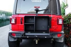 ขายกลับ กล่องเก็บของภายนอกสําหรับ Jeep Wrangler JL JK Tank 300 BJ40 700X450X317MM