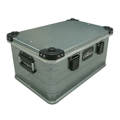 Anodise Outdoor Metal Aluminum Alloy Lunch Car Folding Boxes สีเทา แคมป์ คาร์กกอรโก้ เก็บของครัว แคมป์กล่อง