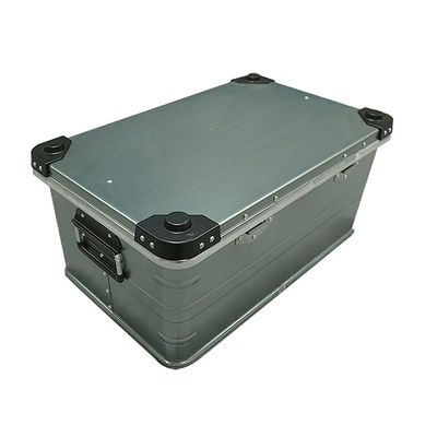 Anodise Outdoor Metal Aluminum Alloy Lunch Car Folding Boxes สีเทา แคมป์ คาร์กกอรโก้ เก็บของครัว แคมป์กล่อง