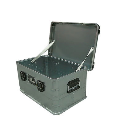 Anodise Outdoor Metal Aluminum Alloy Lunch Car Folding Boxes สีเทา แคมป์ คาร์กกอรโก้ เก็บของครัว แคมป์กล่อง