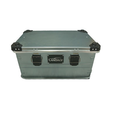 Anodise Outdoor Metal Aluminum Alloy Lunch Car Folding Boxes สีเทา แคมป์ คาร์กกอรโก้ เก็บของครัว แคมป์กล่อง
