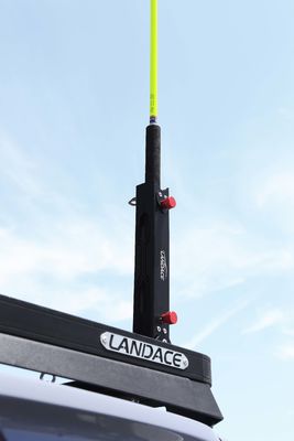 323X78X86mm Multifunctional Flagpole Support Bแร็คet สําหรับตัวถือเสาธงอลูมิเนียม