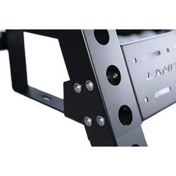 2023 ยอดนิยม สีดํา พาวเดอร์เคลือบรับ แร็ค เตียง ไม่มี Drill Mount สะดวกและง่าย