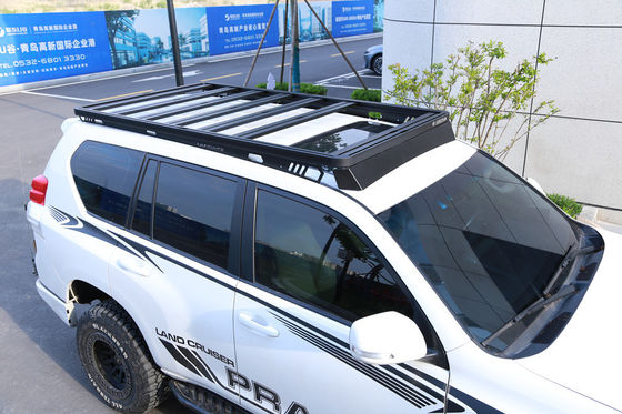 พลาตฟอร์มเรคหลังคาสําหรับ Toyota Land Cruiser Prado LC150 ซีรีส์ ดีสําหรับกิจกรรมแคมป์