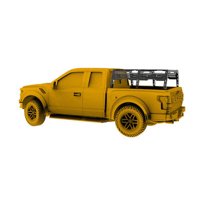 ผงลวดติดหลังคาทนทานการกัดกร่อน สําหรับ Toyota Hilux 336*1540*500mm วัสดุอลูมิเนียม