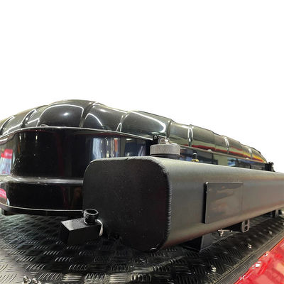 รากหลังคารถยนต์เบา 12 กิโลกรัม ติดถังน้ํากดดันสําหรับการตั้งแคมป์ที่ประสิทธิภาพ