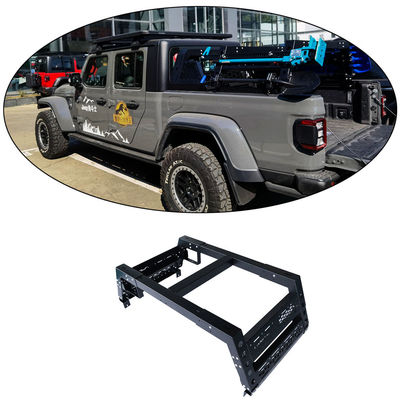 สเตปบาร์ สแตนเลสคาร์บอน สีดํา ปู๊ดโค้ต Overland เตียง แร็ค สําหรับ Jeep Wrangler JL