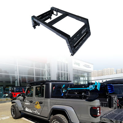 สเตปบาร์ สแตนเลสคาร์บอน สีดํา ปู๊ดโค้ต Overland เตียง แร็ค สําหรับ Jeep Wrangler JL