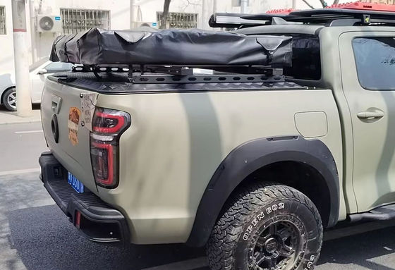 กล่อง Tonneau ที่ถอดออกสําหรับรถบรรทุก Ranger T6 T7 ไม่มีการติดตั้งเจาะ Roll Up