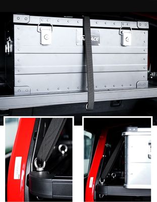 Jeep Wrangler JL กระเป๋าสตางค์เก็บของ พร้อม Wrangler แอลูมิเนียมหลอมหลายฟังก์ชัน