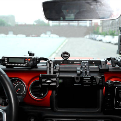 ผิว anodizing แข็งแรง จุดถือโทรศัพท์มือถือแม่เหล็กรถยนต์ทั่วไปสําหรับ Jeep Wrangler JK