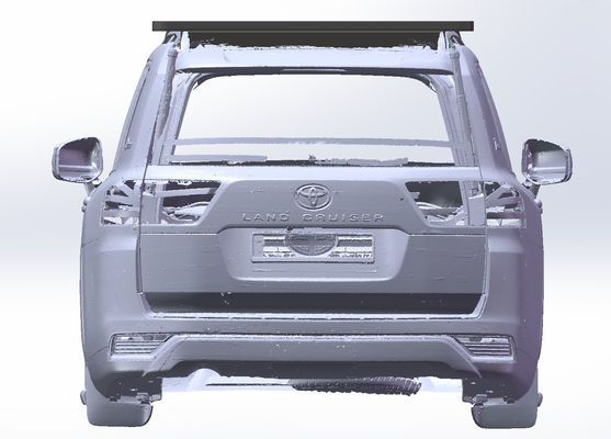 รากหลังคารถยนต์เคลือบผงดํา สําหรับโตโยต้า LC150 LC200 LC300 เหมาะสําหรับแคมป์