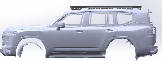 รากหลังคารถยนต์เคลือบผงดํา สําหรับโตโยต้า LC150 LC200 LC300 เหมาะสําหรับแคมป์