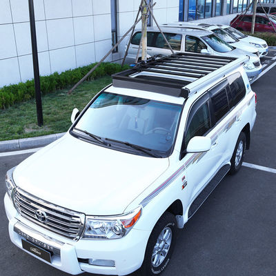 รากหลังคารถยนต์เคลือบผงดํา สําหรับโตโยต้า LC150 LC200 LC300 เหมาะสําหรับแคมป์