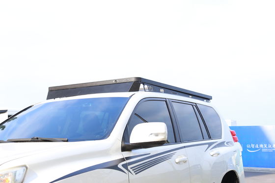 อลูมิเนียมสีดําสกัด 4นักวิ่ง กระเป๋าเดินทาง หลังคา แร็ค หลังคา กระเป๋า ideal สําหรับกิจกรรมแคมป์