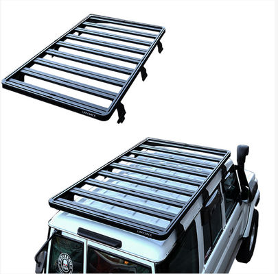 LC150 4x4 รถยนต์ รากหลังคา ผลิตจากสับสนธิอลูมิเนียมที่มีความสูง E- ผิวหนังผิวหนัง