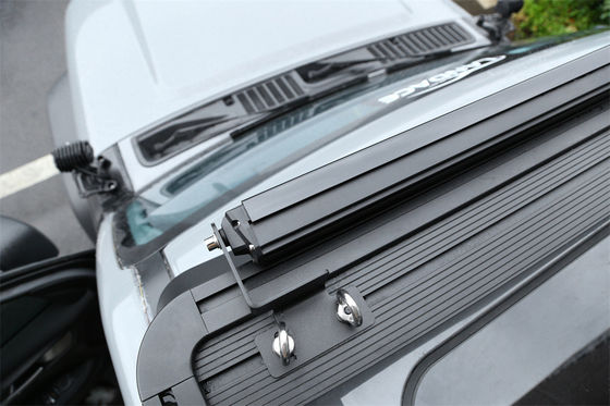 304 สแตนเลส Flat หลังคา แร็ค Light Bar Mounting Bแร็คet สําหรับ 0.209kg / pcs สีดํา