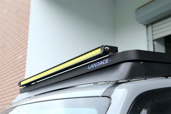 304 สแตนเลส Flat หลังคา แร็ค Light Bar Mounting Bแร็คet สําหรับ 0.209kg / pcs สีดํา