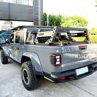 ปรับขีดขุ่นเคลือบม้วน Bar Pickup 4x4 เตียง แร็ค สําหรับ F150 JEEP GLADIATOR JT