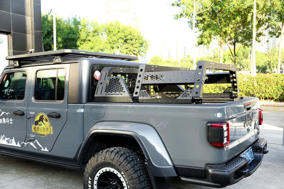ปรับขีดขุ่นเคลือบม้วน Bar Pickup 4x4 เตียง แร็ค สําหรับ F150 JEEP GLADIATOR JT