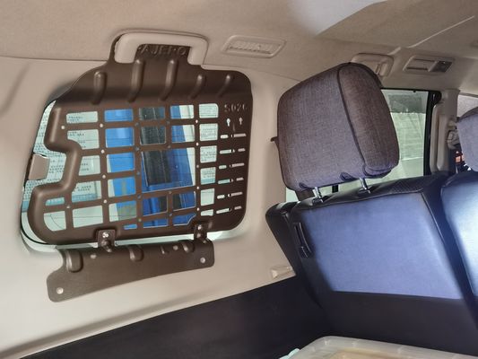 โลหะกระเป๋าเก็บของ ชั้นวางของหน้าต่าง Mesh Net หน้าต่างด้านข้าง ติด Net Mitsubishi Pajero