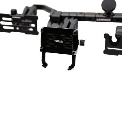 แฮร์ดแอนอดิซิ่ง อลูมิเนียมอลอย โทรศัพท์ Mount สําหรับ Jeep Wrangler JL JK Center Dash Console