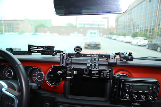 มหาวิทยาลัยการติดตั้ง อลูมิเนียมสลัด กลางคอนโซล Bแร็คet สําหรับ Jeep Wrangler JL JK