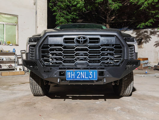 OE NO. กันชน สําหรับ Toyota Tundra 210 * 66 * 75CM รุ่นระเบิด แบมเปอร์เพลต Winch บูลบาร์ แบมเปอร์ด้านหน้า