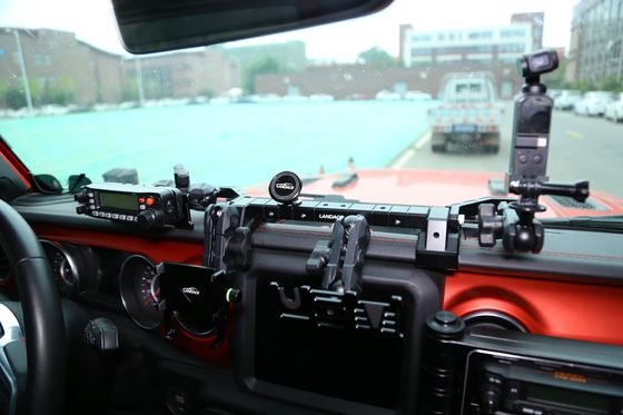 Jeep Wrangler JL อลูมิเนียม เซ็นเตอร์คอนโซล Bแร็คet แดชบอร์ด Mount สําหรับ Car Phone Holder