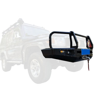 โตโยต้า LC79 แบมเปอร์ด้านหลัง พร้อมพกยาง Jerrycan Holder Winch บูลบาร์ แบมเปอร์ด้านหน้า
