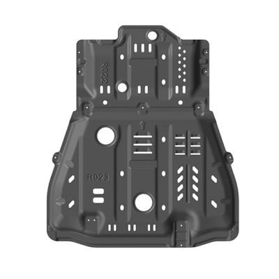 สีดํา 4x4 อุปกรณ์เสริมภายนอก อลูมิเนียมเหล็ก นิสสัน Patrol Y61 แผ่นสกิด เครื่องยนต์ ป้องกัน แผ่นปกป้องภายใต้ร่างกาย
