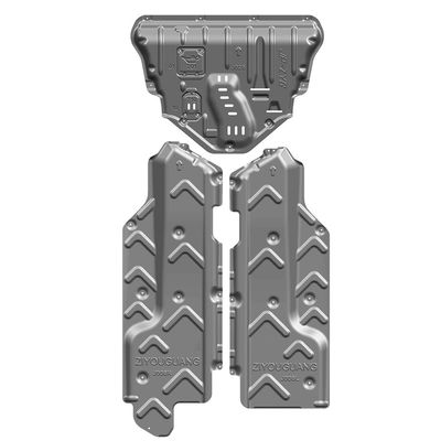 แผ่นสกิดสลัดแมนแกนเซส-อลูมิเนียมเงินสําหรับเครื่องยนต์และการส่งของ Jeep Cherokee