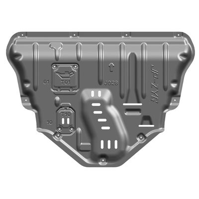 แผ่นสกิดสลัดแมนแกนเซส-อลูมิเนียมเงินสําหรับเครื่องยนต์และการส่งของ Jeep Cherokee