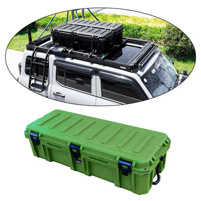 110L 116QT โลหะไร้สแตนเลส Heavy Duty กล่องหลังคากล่องอุปกรณ์เก็บของกล่องอุปกรณ์ที่มีกอดขยาย