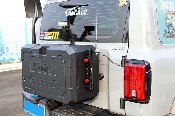กล่องเก็บของหลังรถยนต์แบบอัลลูมิเนียมขนาดที่กําหนดเอง สําหรับถัง JEEP Wrangler 300