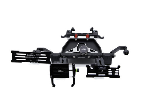 อัลลูมิเนียมสลัด Multi-function Center Console Bแร็คet สําหรับ Jeep Wrangler ปี 2013-2017