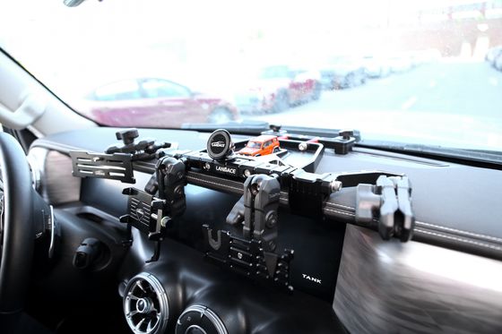 อัลลูมิเนียมสลัด Multi-function Center Console Bแร็คet สําหรับ Jeep Wrangler ปี 2013-2017