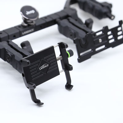 กระบวนการ CNC เครื่องแปรรูปสกัดอลูมิเนียม คอนโซลศูนย์ Bแร็คet Gopro Holder สําหรับ Jeep Wrangler